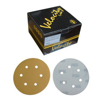GPI VELCRO DISC 150MM 6 HOLES 600G - VE6V600 